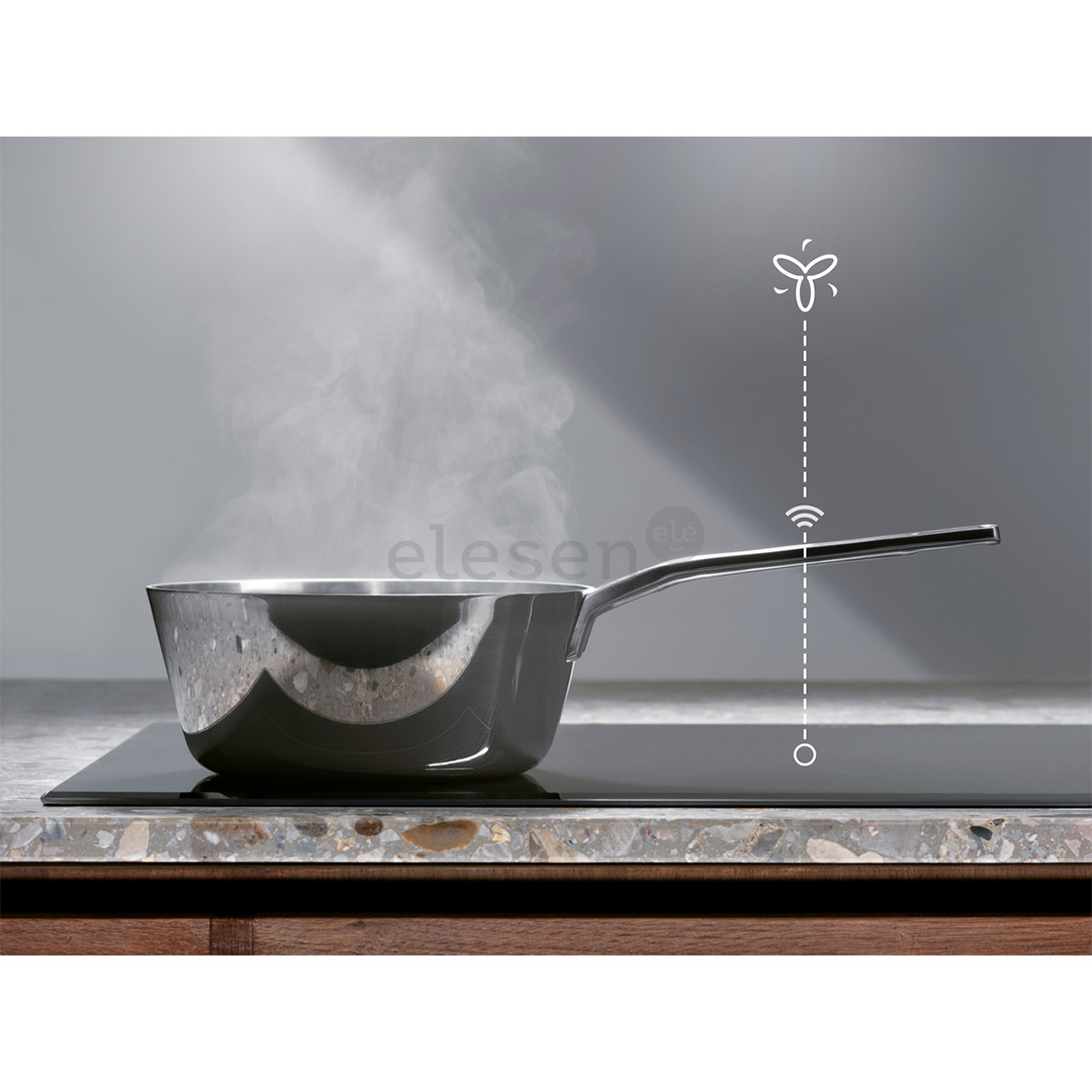 Electrolux 600 Series SaphirMatt SE® Hob2Hood, 59 cm pločio, juoda - Įmontuojama indukcinė kaitlentė
