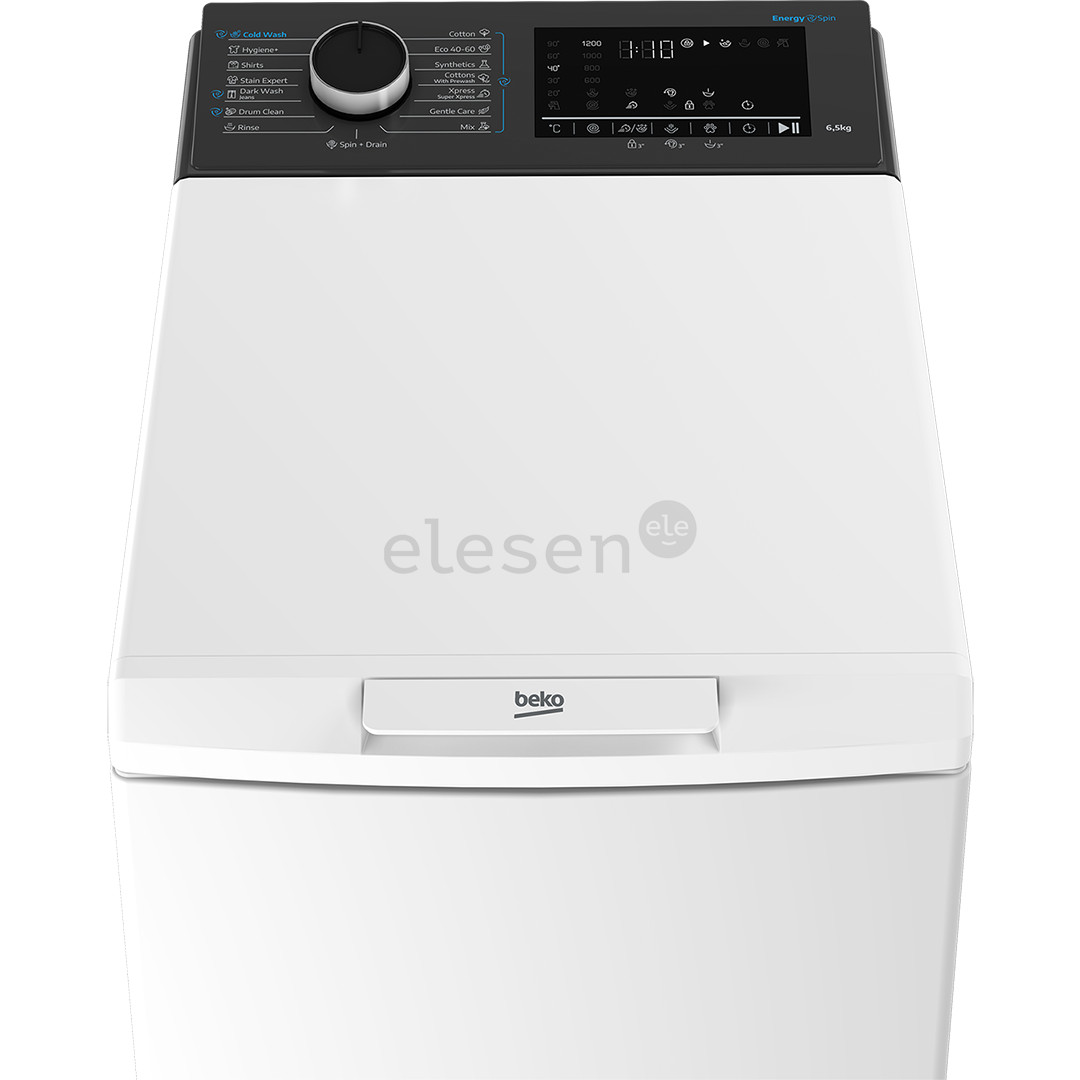Beko, 6.5 kg, depth 60 cm, 1200 rpm - Top load washing machine