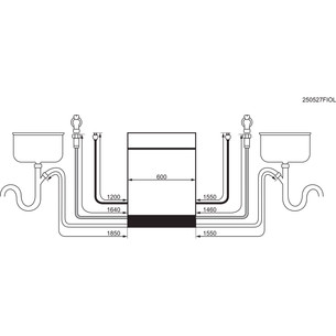 Electrolux 800 Series, CleaningPerformance, 14 place settings - Built-in dishwasher