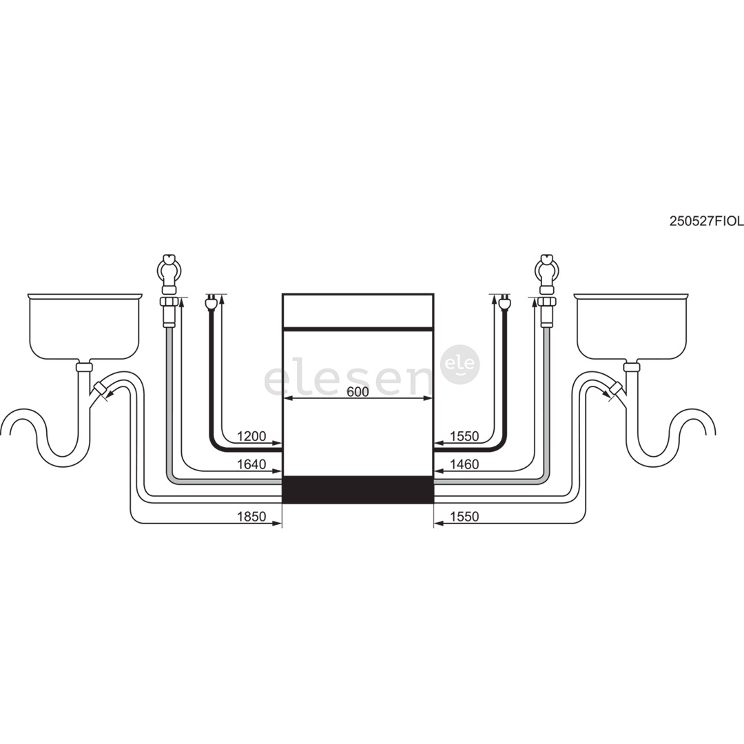 Electrolux 800 Series, CleaningPerformance, 14 place settings - Built-in dishwasher