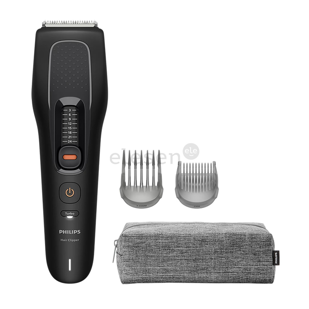 Philips Hairclipper 5000 Series, juoda - Plaukų kirpimo mašinėlė
