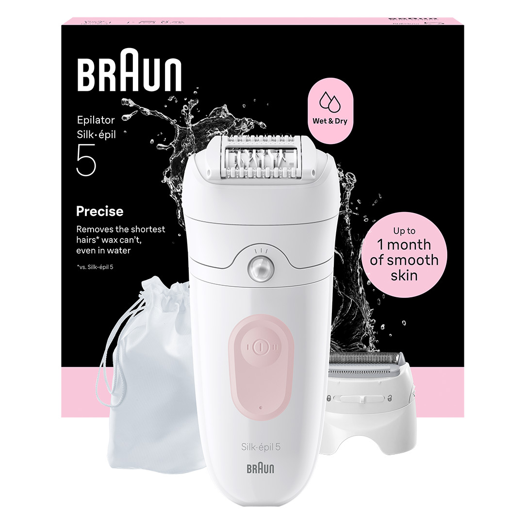 Braun Silk•épil 5, baltas - Epiliatorius
