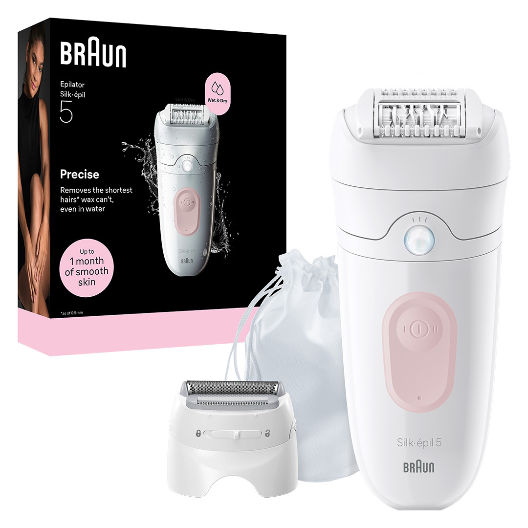 Braun Silk•épil 5, baltas - Epiliatorius