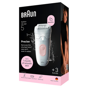 Braun Silk•épil 5, baltas - Epiliatorius