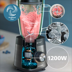 Philips 5000 Series, juodas - Trintuvas Prekė - HR3040/00