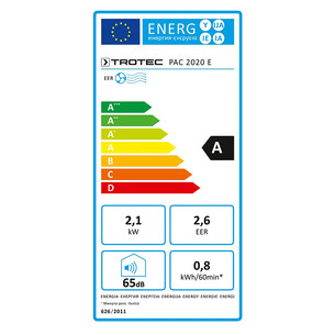 Trotec, WiFi, 2600 W, baltas - Nešiojamas oro kondicionierius