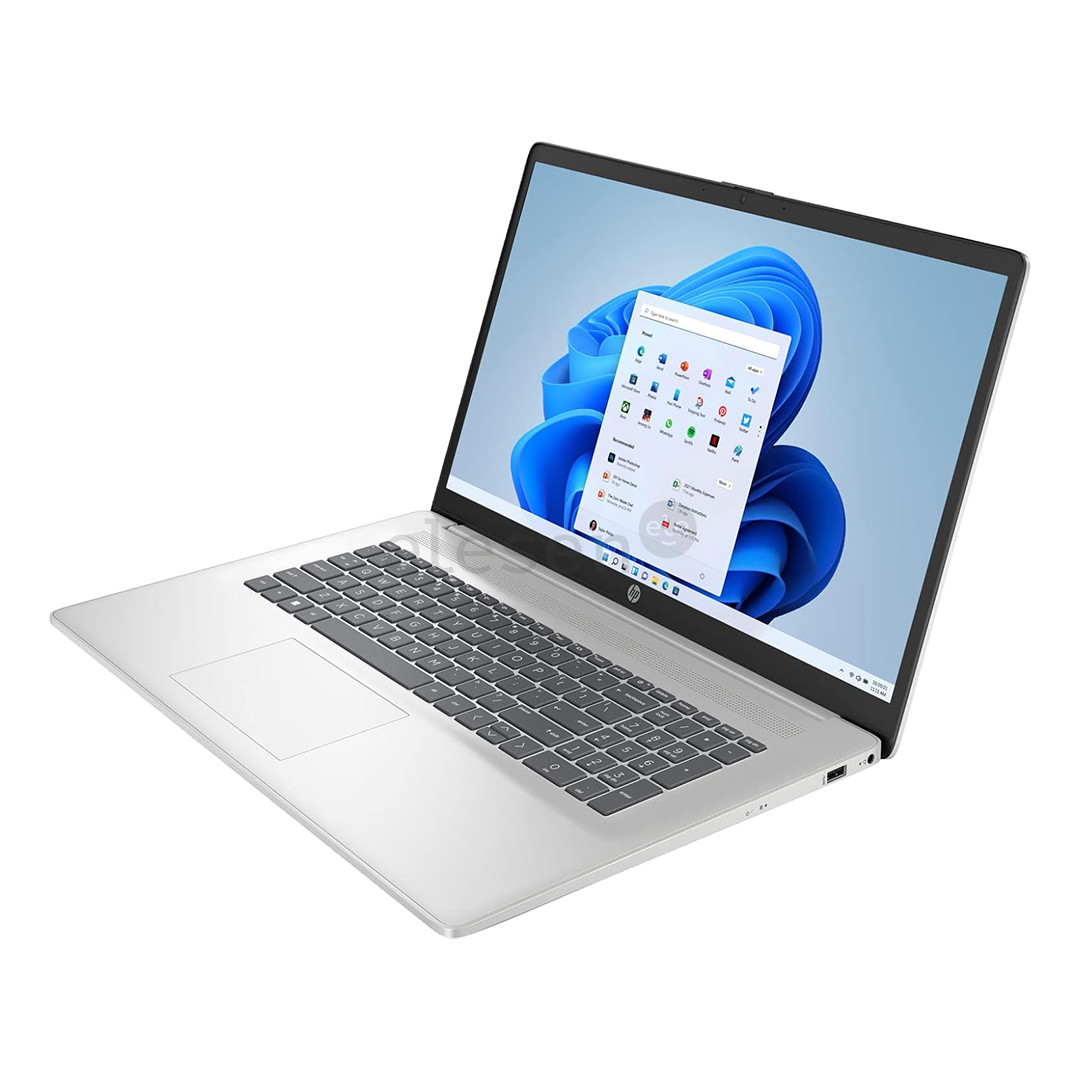 HP Laptop 17 cp3003, 17,3'', Ryzen 7, 16 GB, 512 GB, ENG, sidabro spalvos - Nešiojamasis kompiuteris
