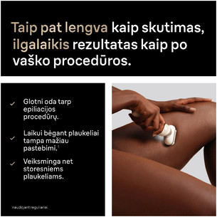 Braun Silk epil 9 Flex, baltas - Epiliatorius