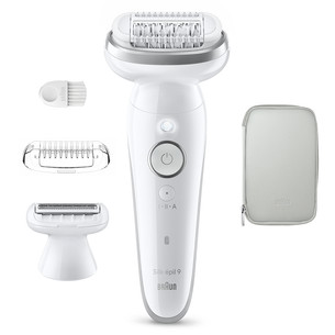 Braun Silk epil 9, Wet & Dry, baltas - Epiliatorius SES9030NEW