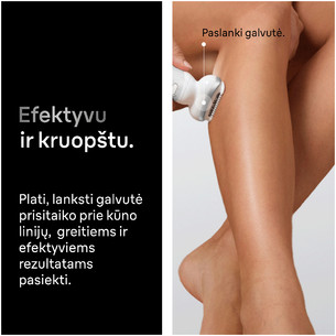 Braun Silk epil 9, Wet & Dry, baltas - Epiliatorius