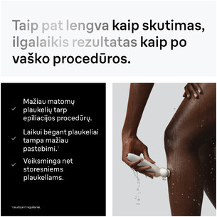 Braun Silk epil 9, Wet & Dry, baltas - Epiliatorius