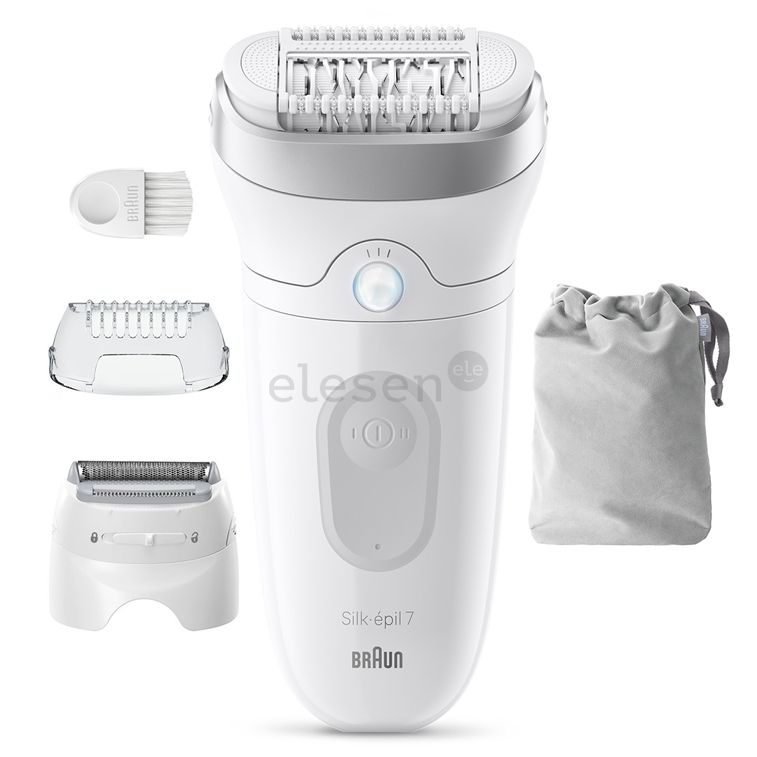 Braun Silk epil 7, baltas - Epiliatorius