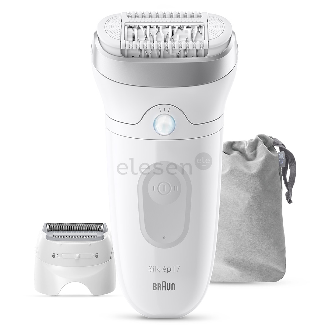 Braun Silk epil 7, baltas - Epiliatorius