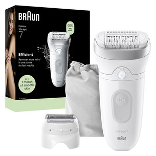 Braun Silk epil 7, baltas - Epiliatorius