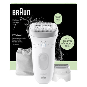 Braun Silk epil 7, baltas - Epiliatorius