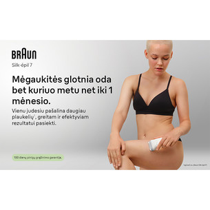 Braun Silk epil 7, baltas - Epiliatorius