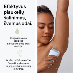 Braun Silk epil 7, baltas - Epiliatorius