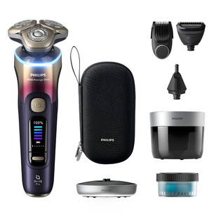Philips i9000 Prestige Ultra, SkinIQ Pro, Wet & Dry, фиолетовый - Бритва XP9407/37