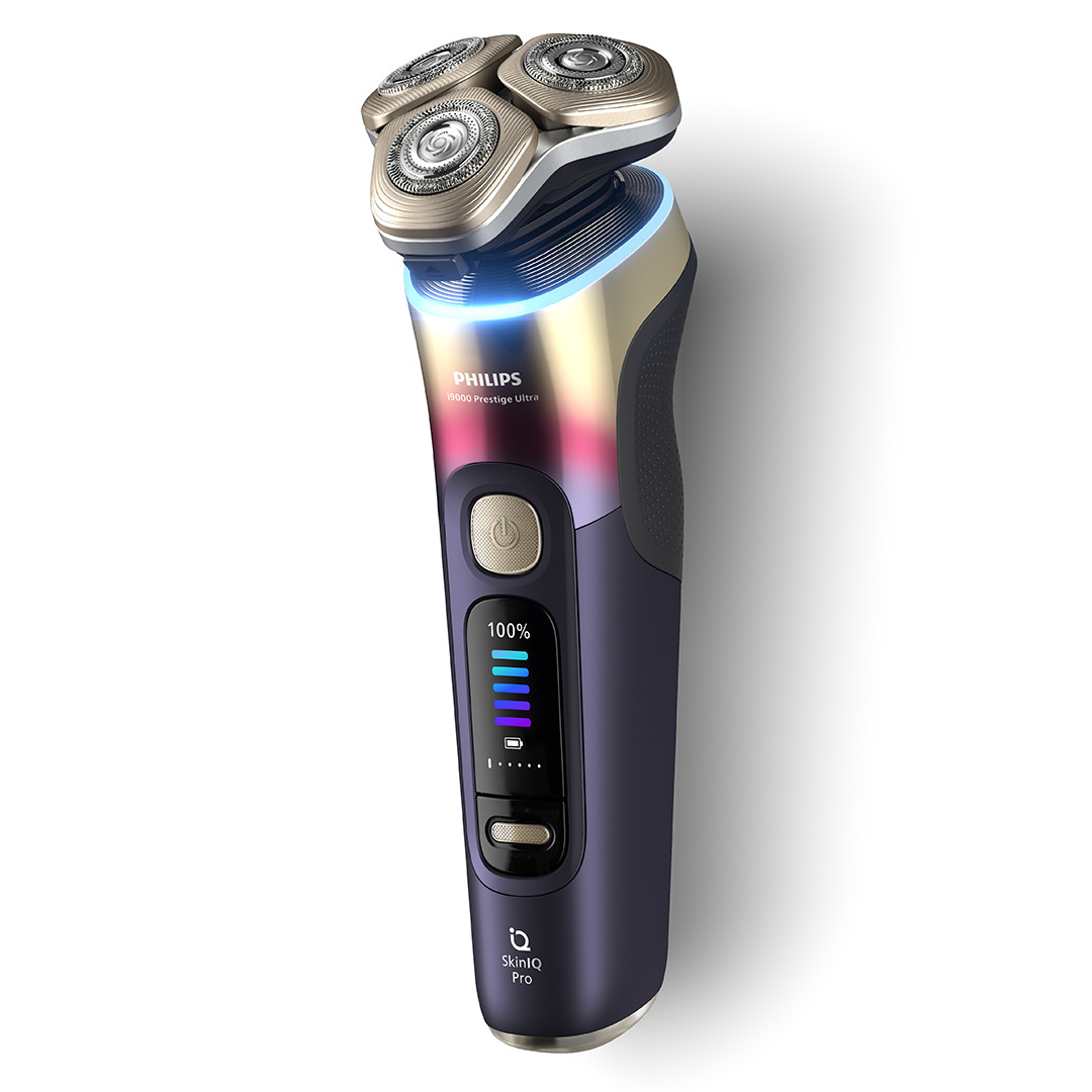 Philips i9000 Prestige Ultra, SkinIQ Pro, Wet & Dry, фиолетовый - Бритва