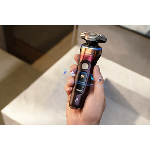 Philips i9000 Prestige Ultra, SkinIQ Pro, Wet & Dry, фиолетовый - Бритва