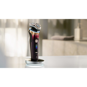 Philips i9000 Prestige Ultra, SkinIQ Pro, Wet & Dry, фиолетовый - Бритва