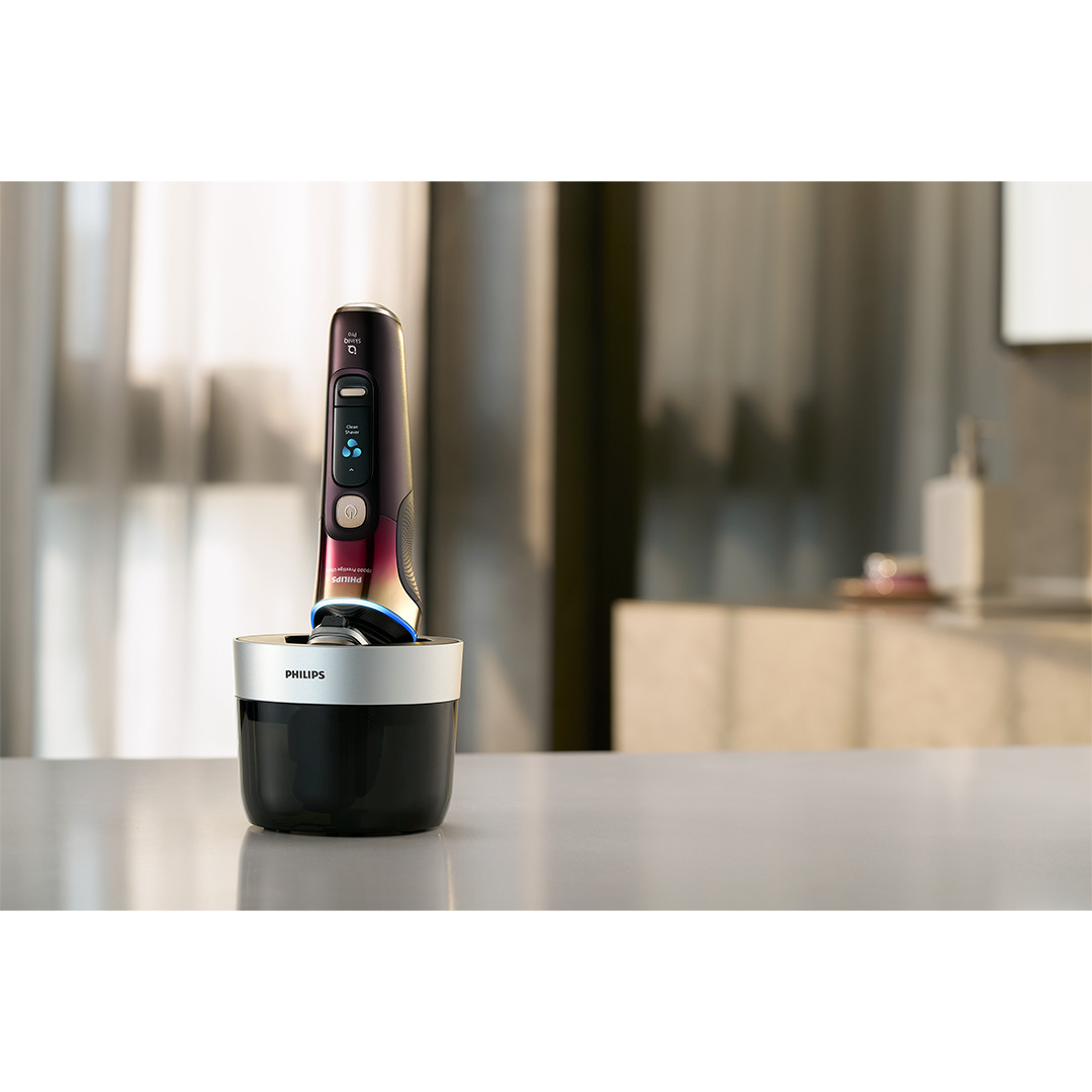 Philips i9000 Prestige Ultra, SkinIQ Pro, Wet & Dry, фиолетовый - Бритва