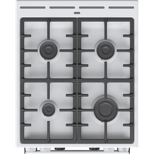 Gorenje, 70 л, ширина 50 см, белый - Газовая плита с электрической духовкой