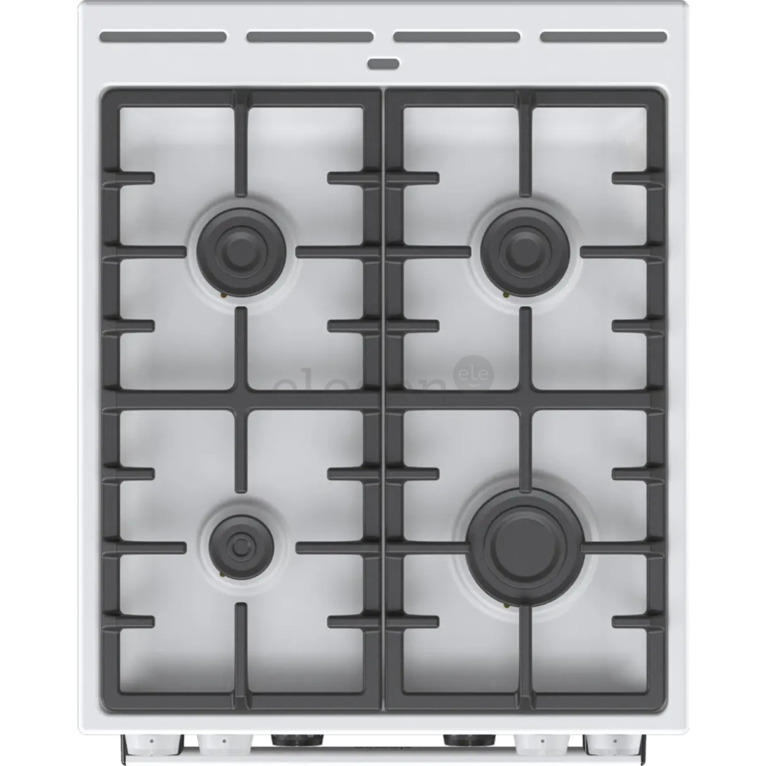 Gorenje, 70 л, ширина 50 см, белый - Газовая плита с электрической духовкой