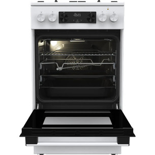 Gorenje, 70 л, ширина 50 см, белый - Газовая плита с электрической духовкой