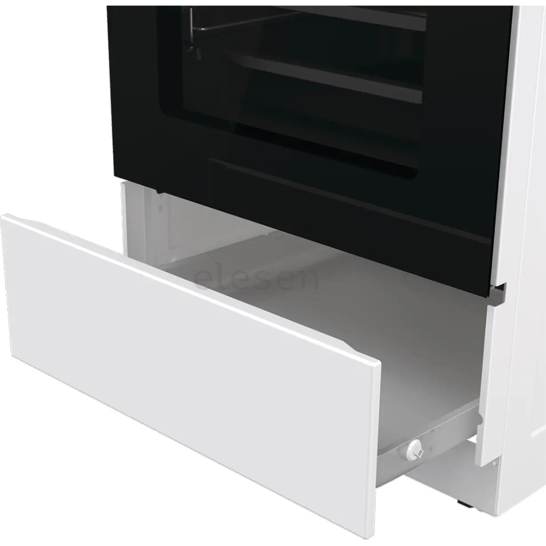 Gorenje, 70 л, ширина 50 см, белый - Газовая плита с электрической духовкой