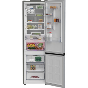 Beko, NoFrost, 415 L, aukštis 204 cm, pilkas - Šaldytuvas
