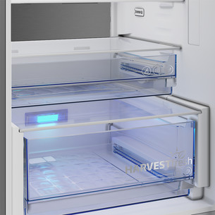Beko, NoFrost, 415 L, aukštis 204 cm, pilkas - Šaldytuvas