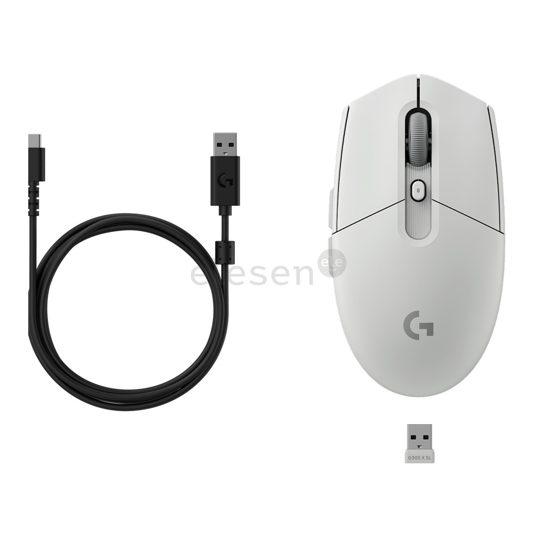 Logitech G305 X Superlight, белый - Беспроводная мышь