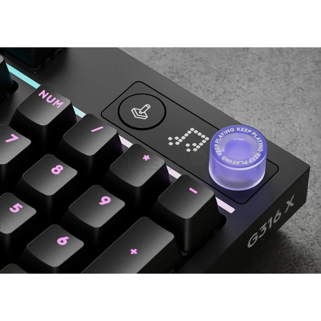 Logitech G316 X 98, Tactile, SWE, черный - Клавиатура