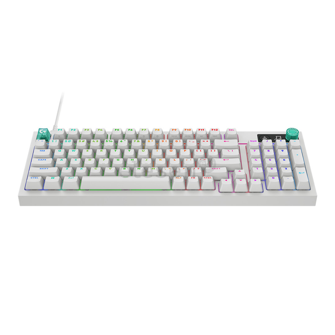 Logitech G316 X 98, Tactile, US, белый - Клавиатура