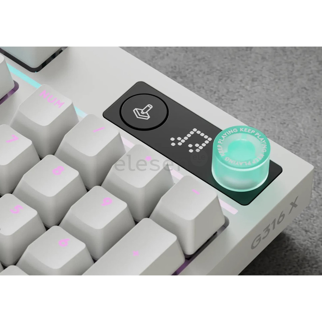 Logitech G316 X 98, Tactile, US, белый - Клавиатура