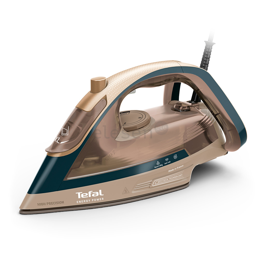 Tefal Energy Power, 1500 W, smėlio spalvos - Garinis lygintuvas