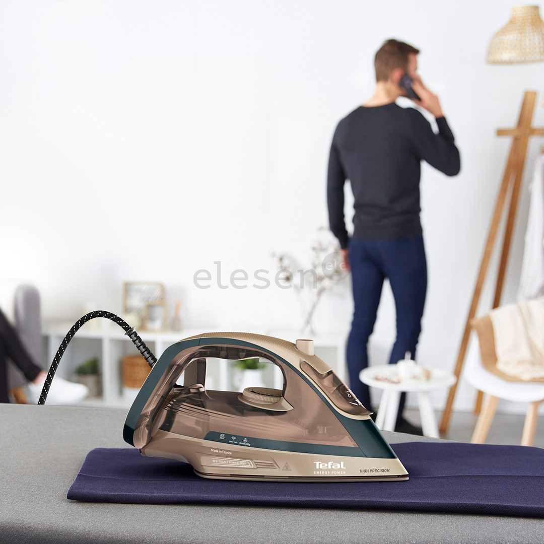 Tefal Energy Power, 1500 W, smėlio spalvos - Garinis lygintuvas