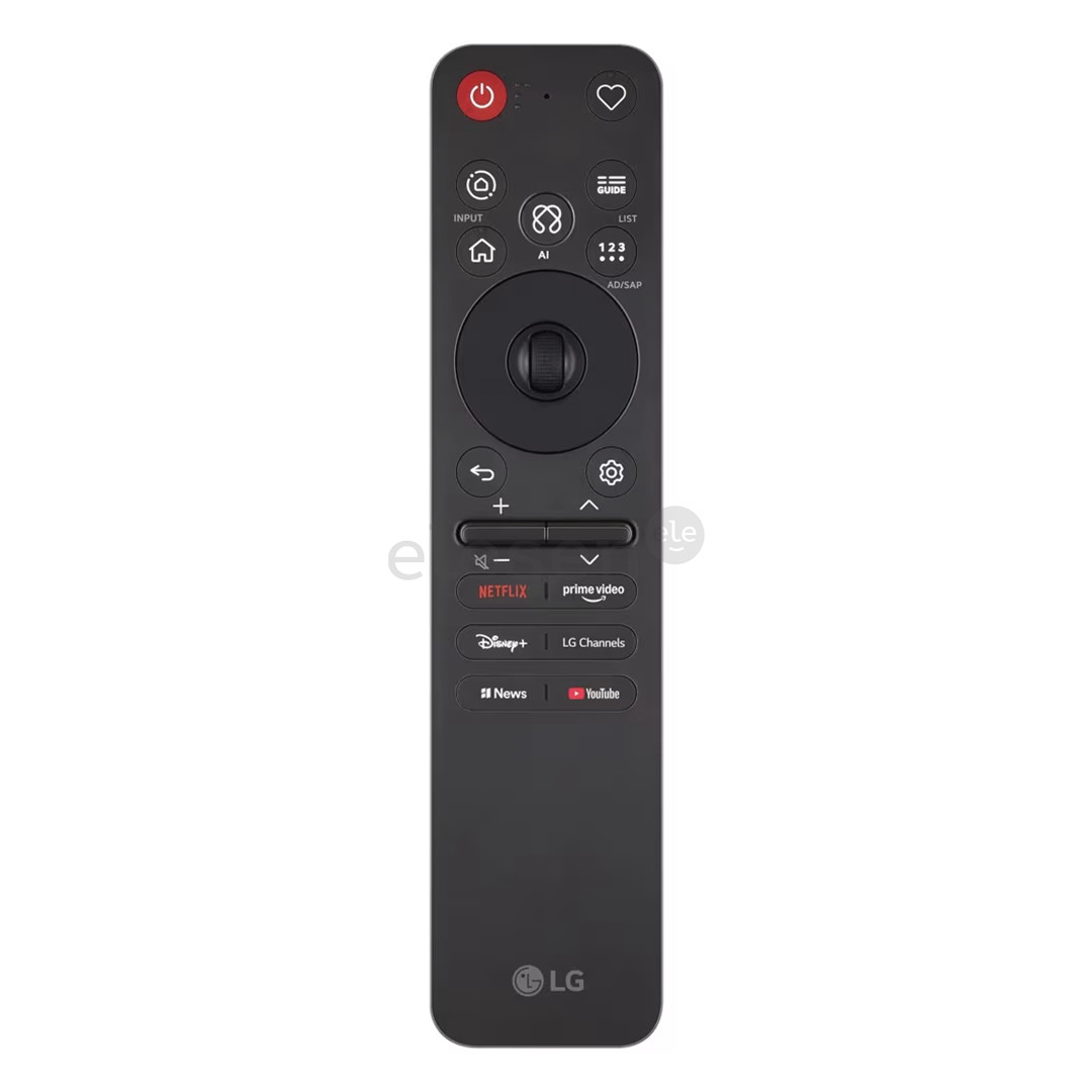 LG Magic Remote 2026, juodas - Televizoriaus nuotolinio valdymo pultelis