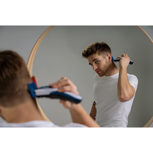 Plaukų kirpimo mašinėlė Wahl Color Pro Cordless Combo, mėlyna/balta