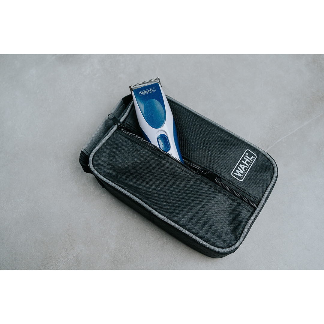 Plaukų kirpimo mašinėlė Wahl Color Pro Cordless Combo, mėlyna/balta