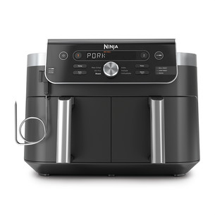 Ninja DualZone XL, 9.5 L, 2470 W, black - Air fryer with smart thermometer