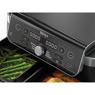 Ninja DualZone XL, 9.5 L, 2470 W, black - Air fryer with smart thermometer