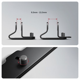 Axagon STND-VG, 10''- 17,3'', black - Notebook stand