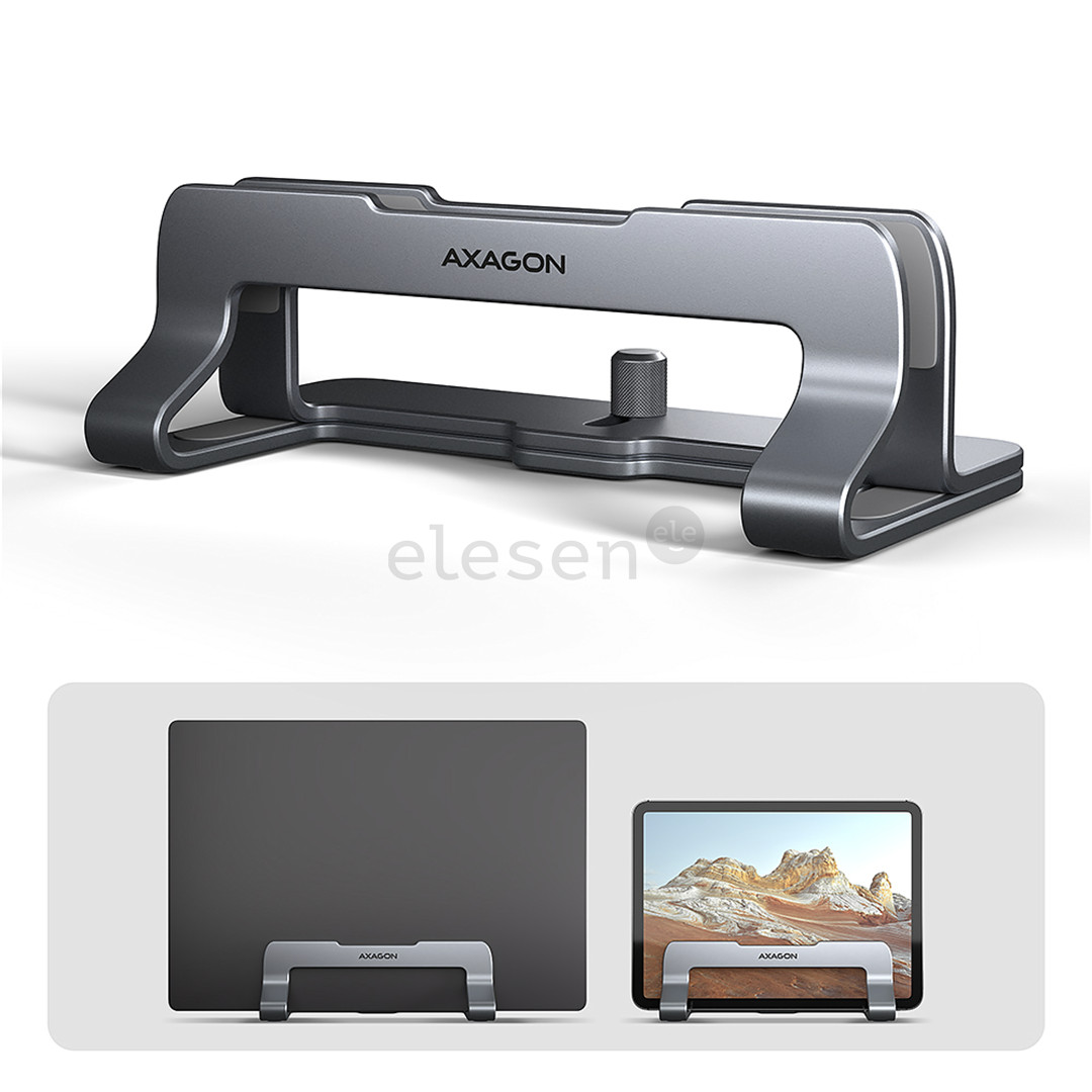 Axagon STND-VG, 10''- 17,3'', gray - Notebook stand STND-VG