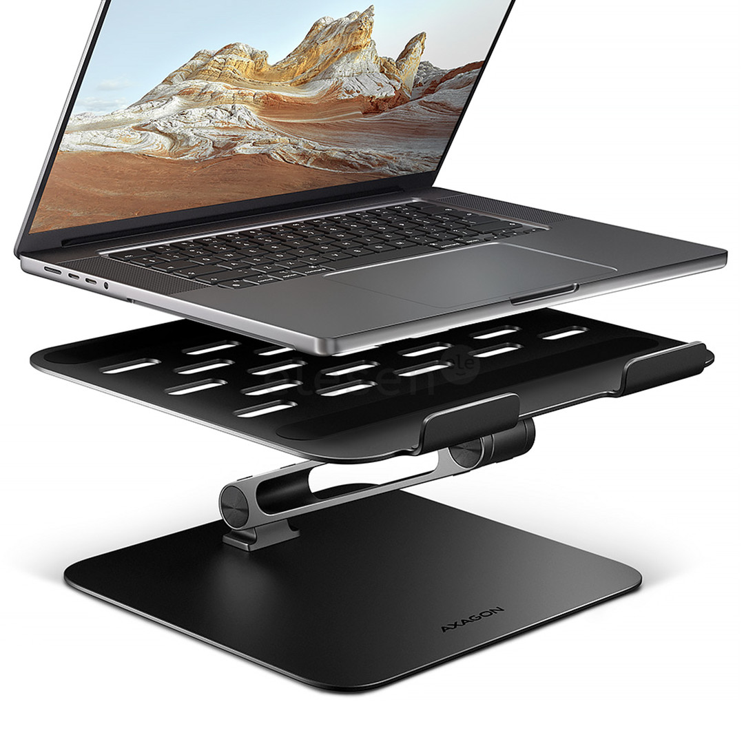 Axagon STND-LQB, 10''-16'', black - Notebook stand STND-LQB