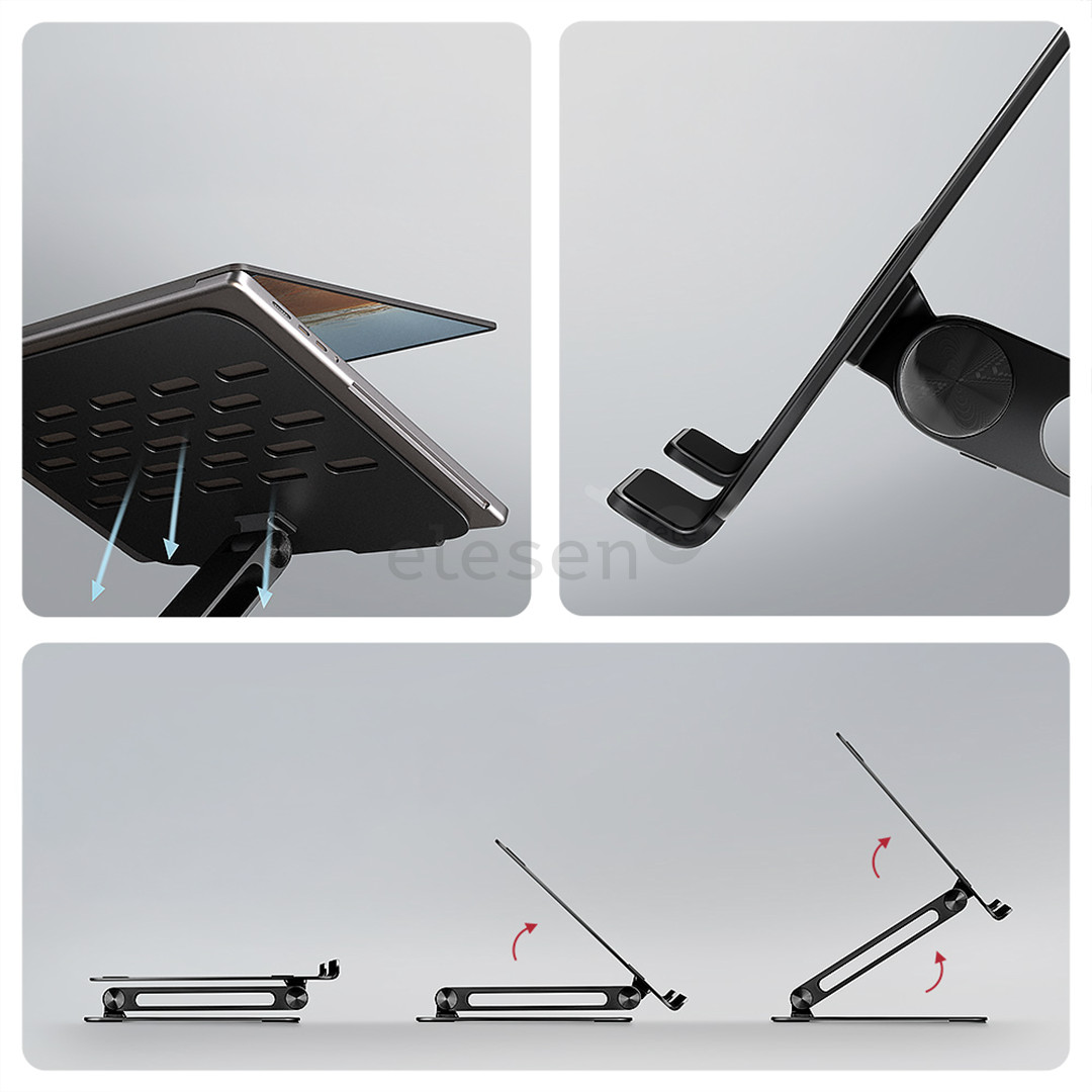 Axagon STND-LQB, 10''-16'', black - Notebook stand