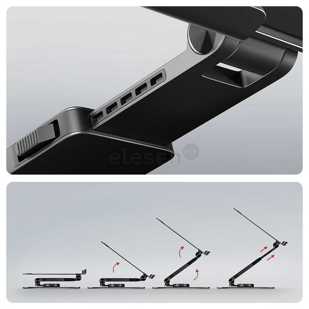 Axagon STND-LRB, 10''-16'', 360°, black - Notebook stand