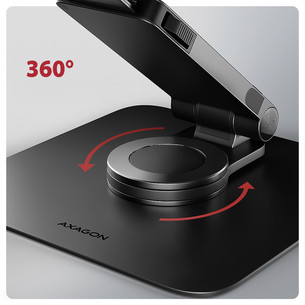 Axagon STND-LRB, 10''-16'', 360°, black - Notebook stand