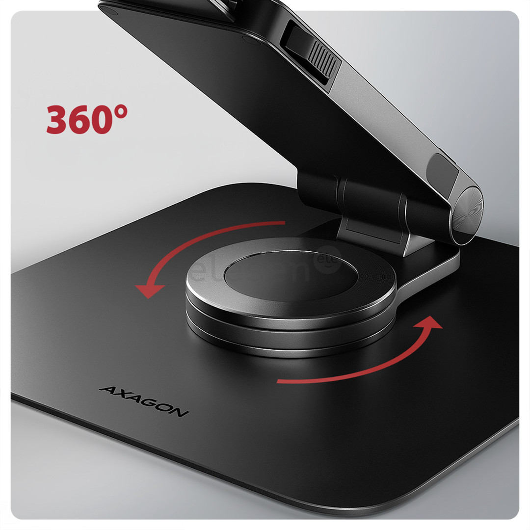 Axagon STND-LRB, 10''-16'', 360°, black - Notebook stand